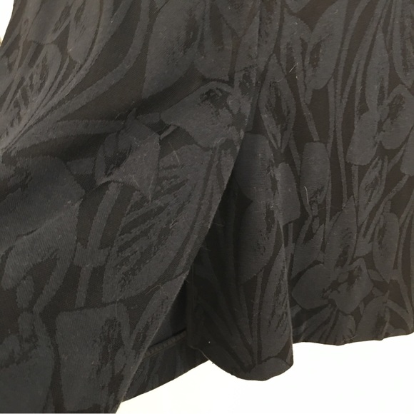 Fall sweater jacket. Black with pattern. Size M/L. Roomy - Fits Large. - Picture 5 of 5